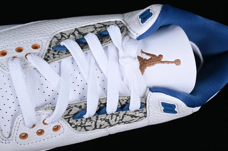 All categories Air Jordan Jordan series basketball shoes Air Jordan 3 Pure original Air Jordan Retro AJ3 Joe 3 white and blue Wizards CT8532-148